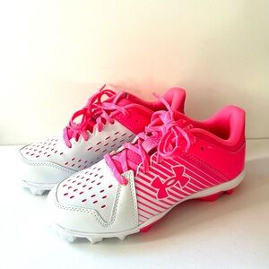 Under Armour Pink Cleats 5.5Y